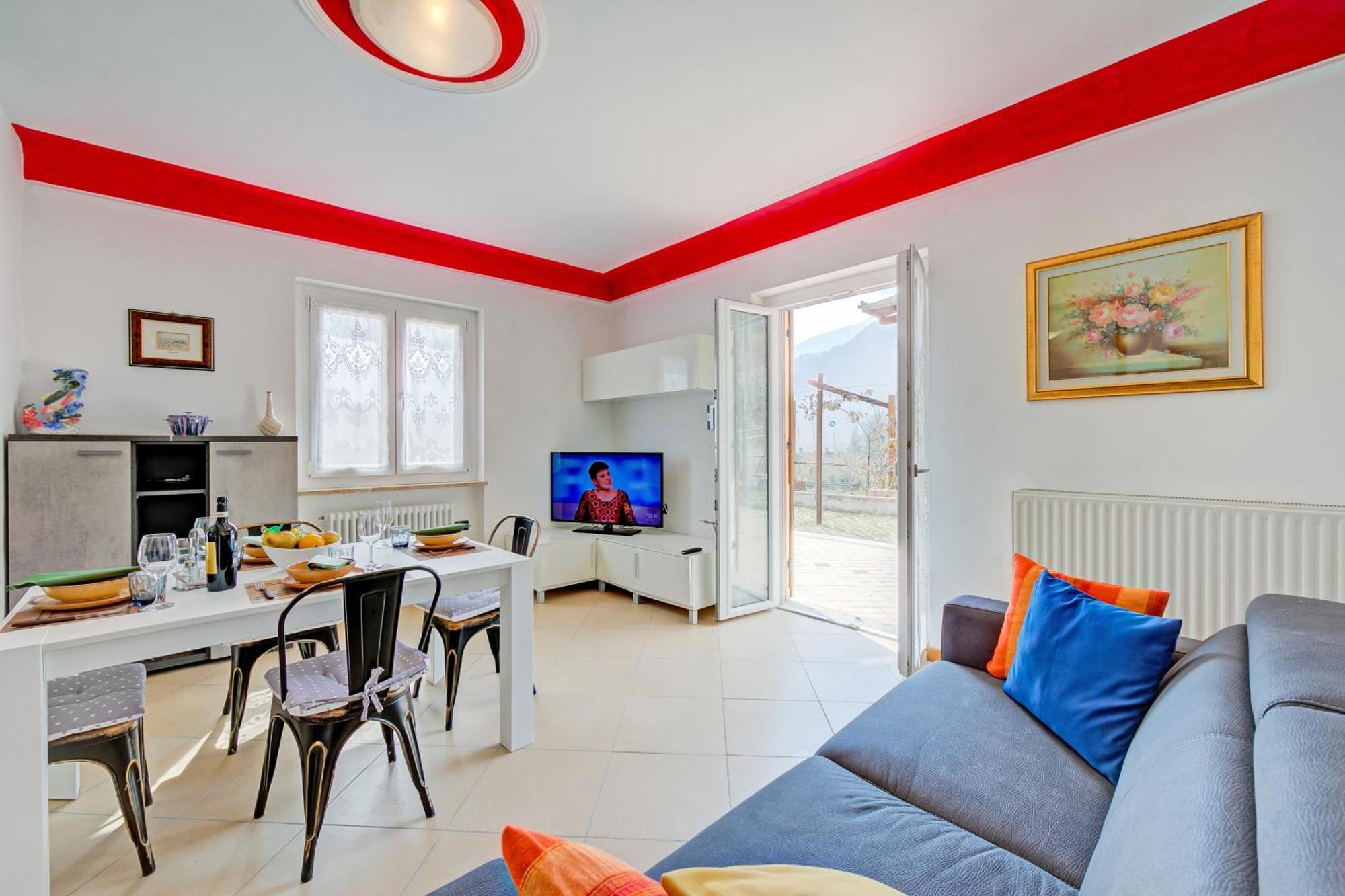 Il Giardino In Montagna Family Friendly- Happy Rentals Tenno Dış mekan fotoğraf